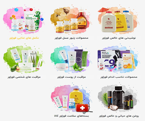 دسته بندی محصولات