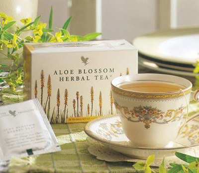 دمنوش شکوفه آلوئه ورا فوراور